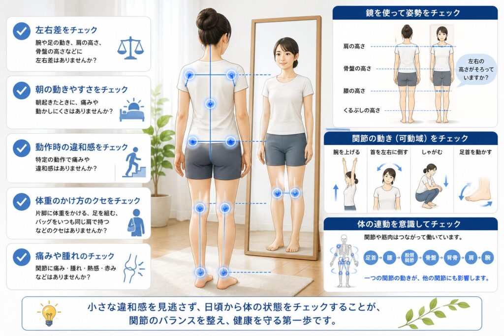 自宅でできる姿勢セルフチェック方法