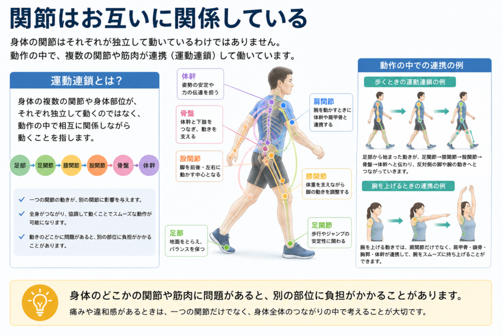 運動連鎖についてまとめている