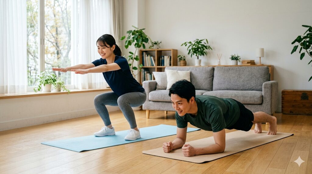 初心者でもできる!自宅筋トレ