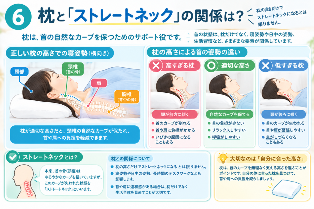 「枕の高さと首の姿勢を正しく理解する」