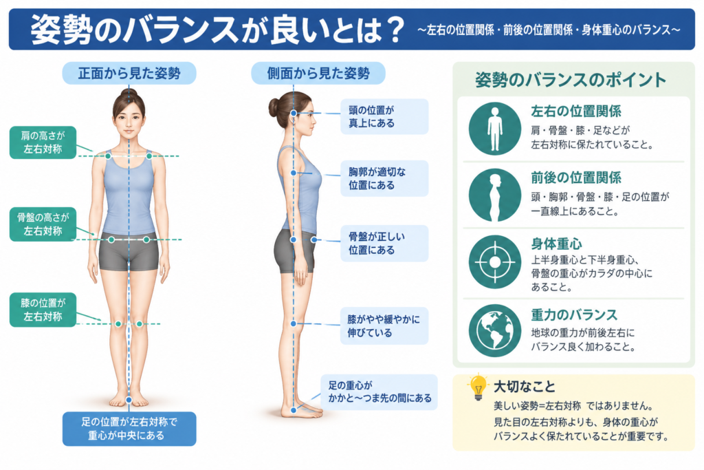 姿勢のバランスを考える基本図