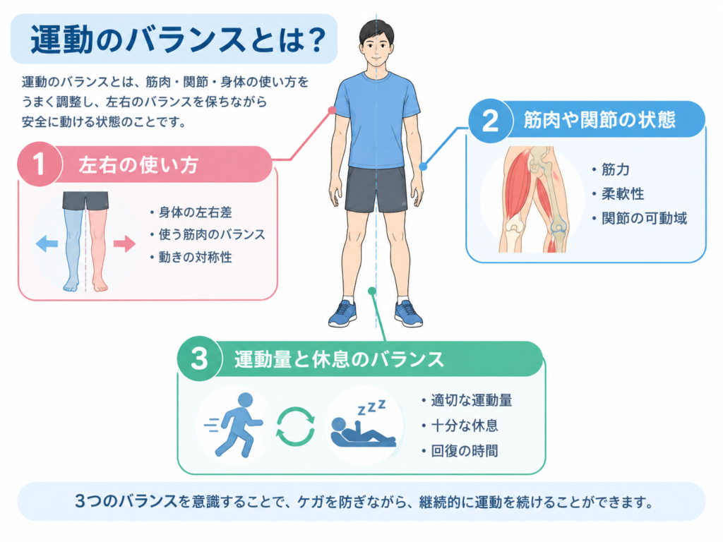 運動のバランスとは？